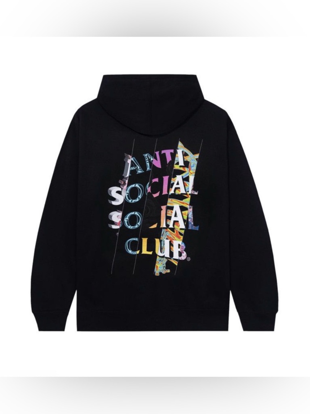 Anti Social Social Club Dissociative Hoodie in “Black”